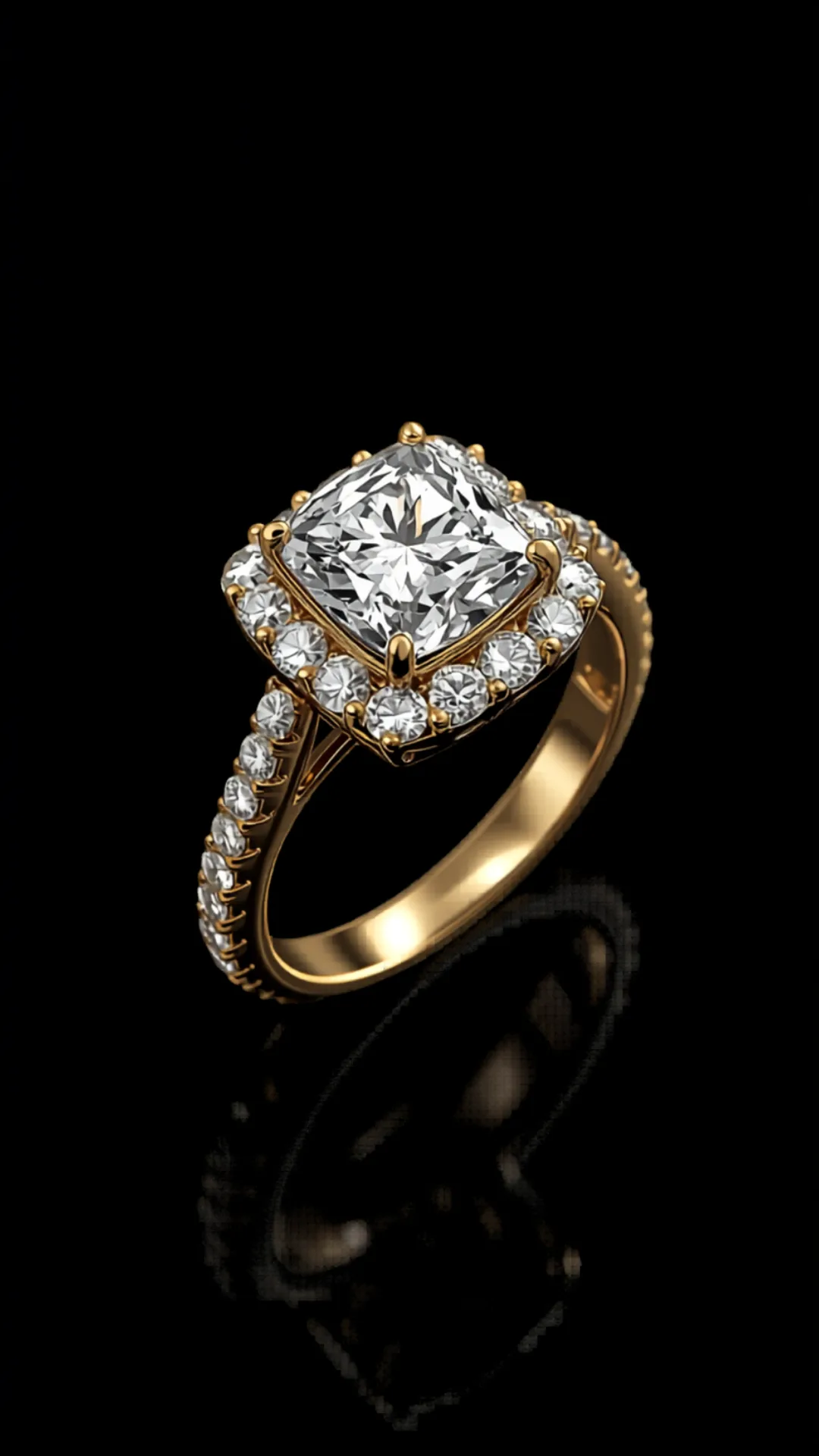 Luce D'Oro — lab-grown diamond ring