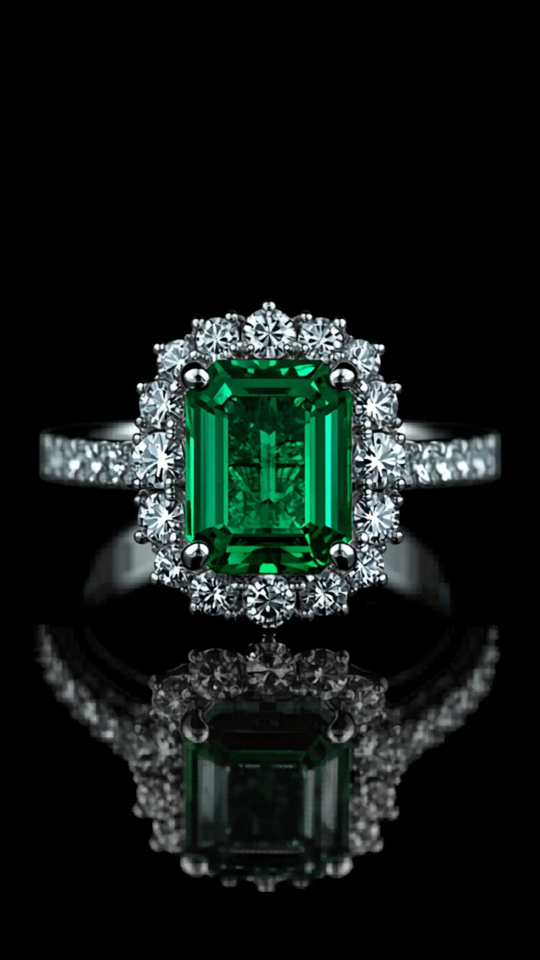 Luce Smeraldo — lab-grown diamond ring