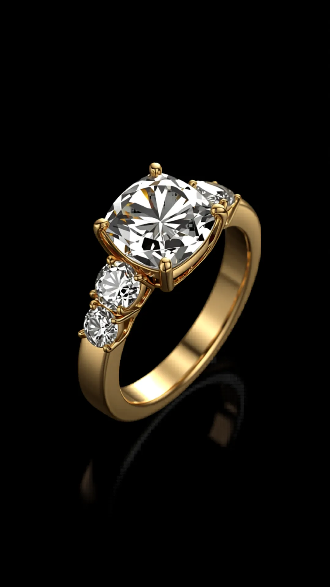 Stella Lucente — lab-grown diamond ring