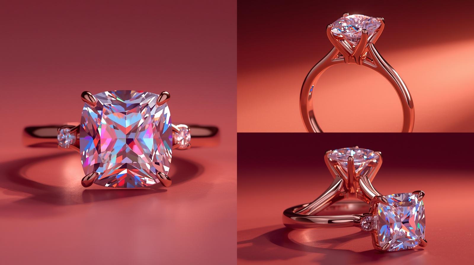 Elegant Cushion Cut