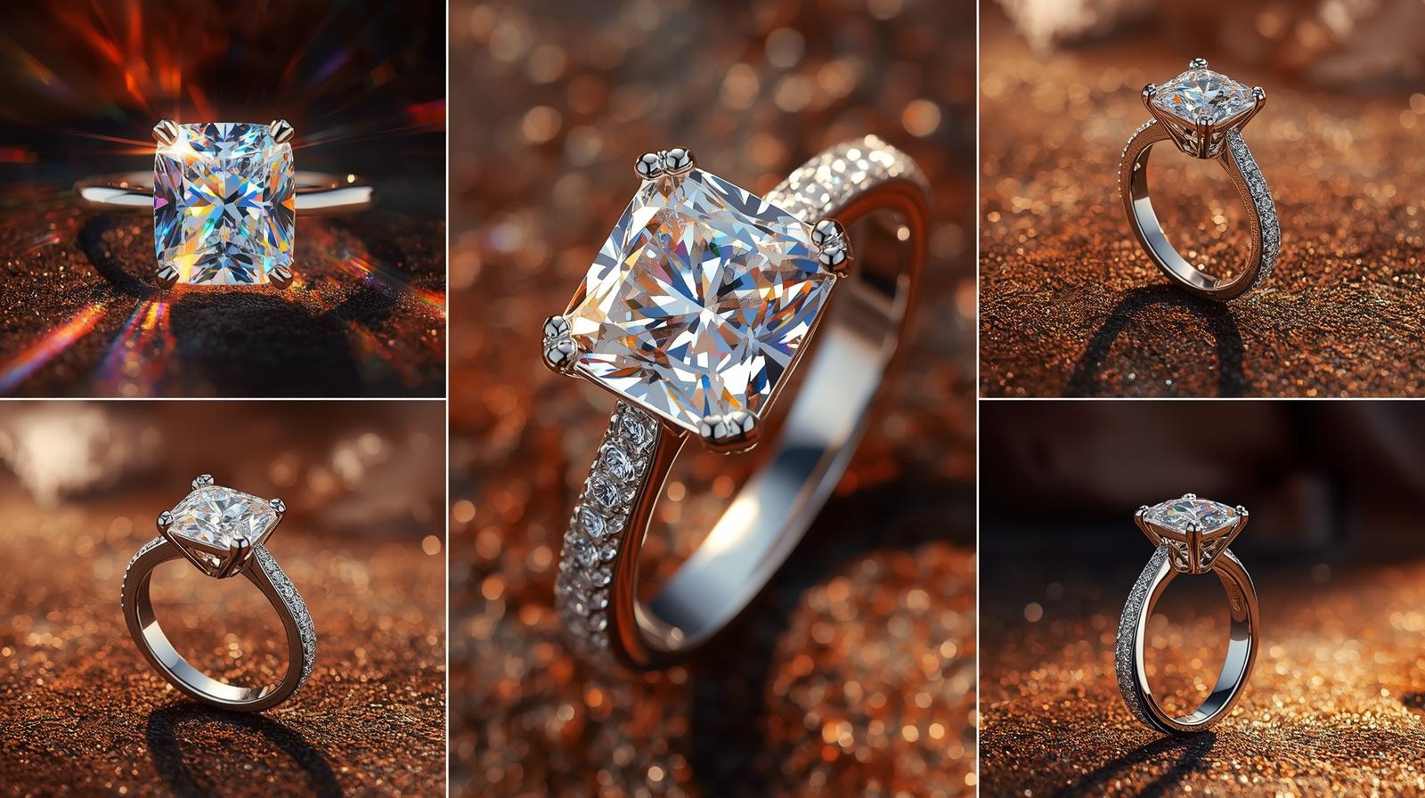 Elegant Cushion Cut
