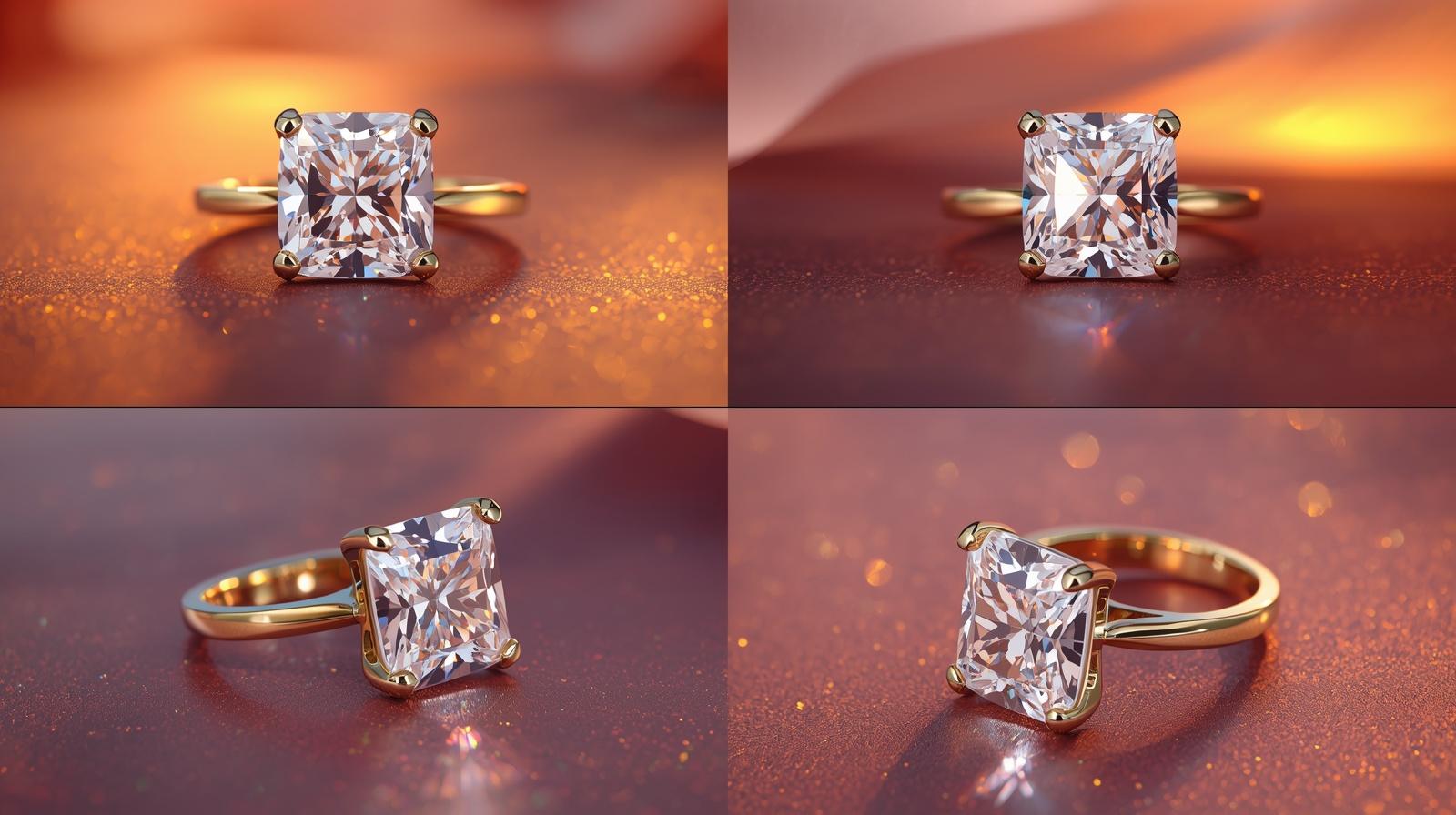 Elegant Cushion Cut