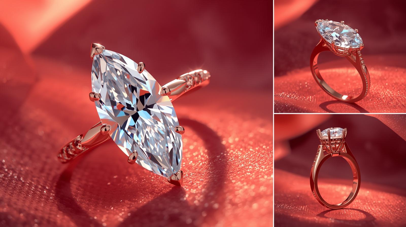 Elegant Marquise Cut