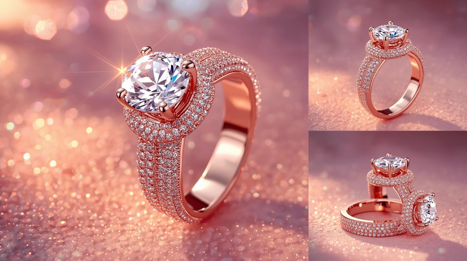 Elegant Pavé Oval