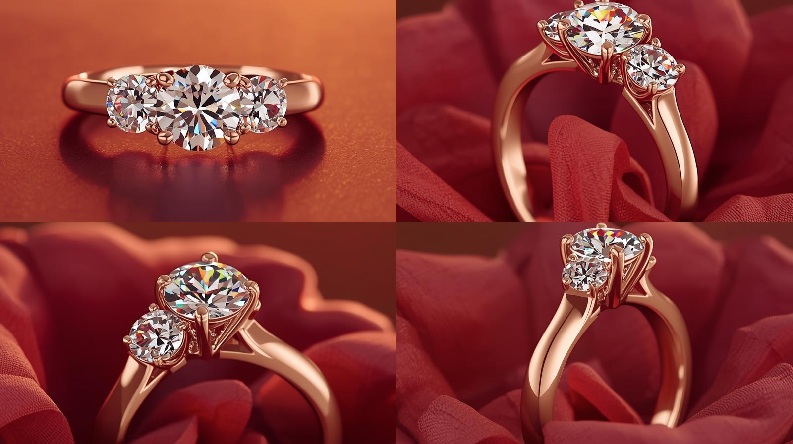 Refined Three-Stone Oval