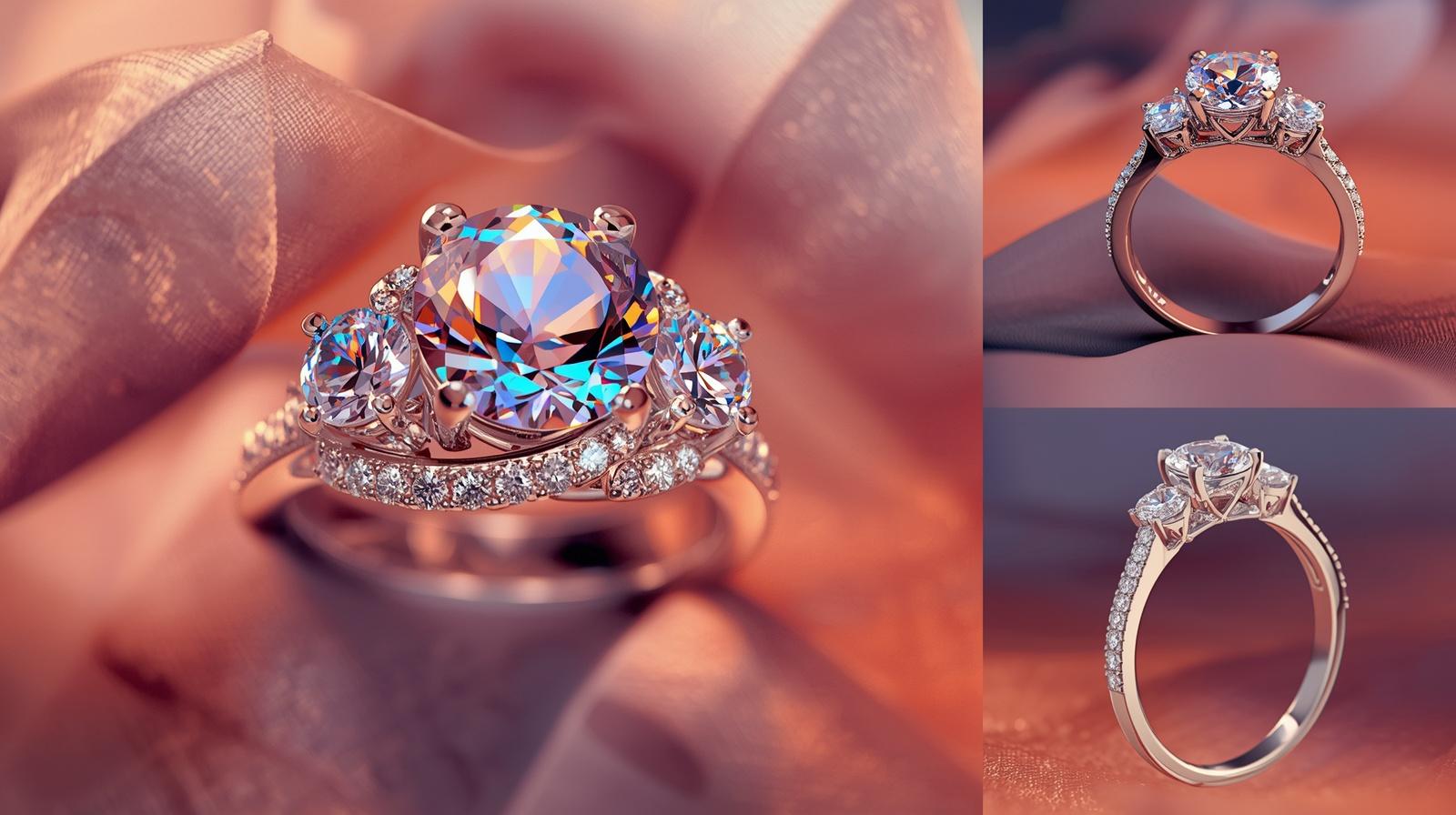 Refined Three-Stone Oval