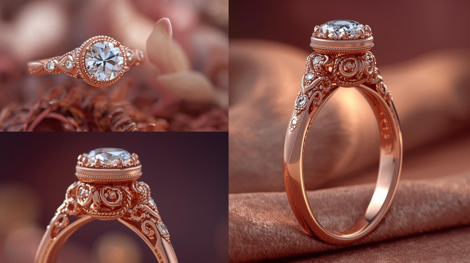 Elegant Vintage Round