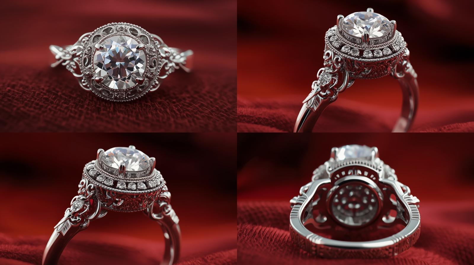 Elegant Vintage Round