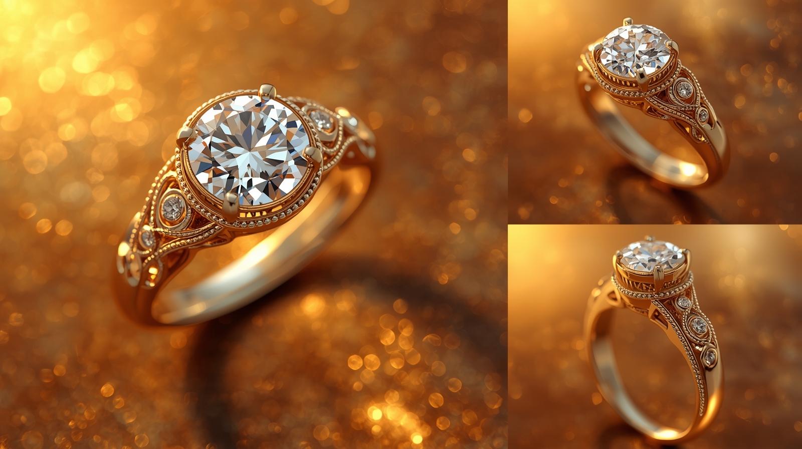 Elegant Vintage Round
