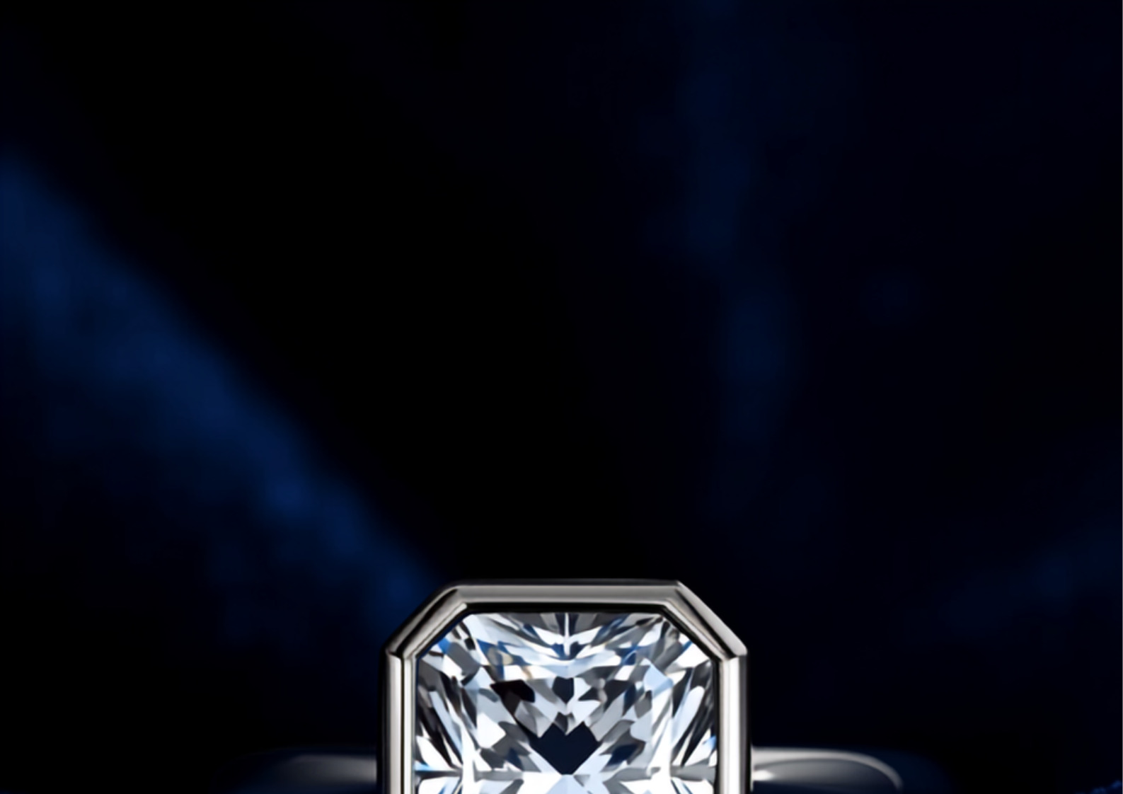 Flamme de Minuit — lab-grown ring