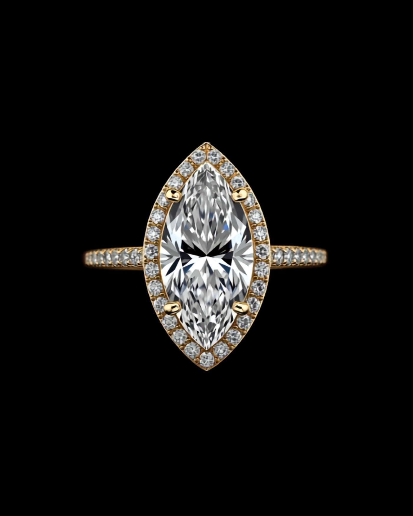 Voile de Soie — lab-grown ring