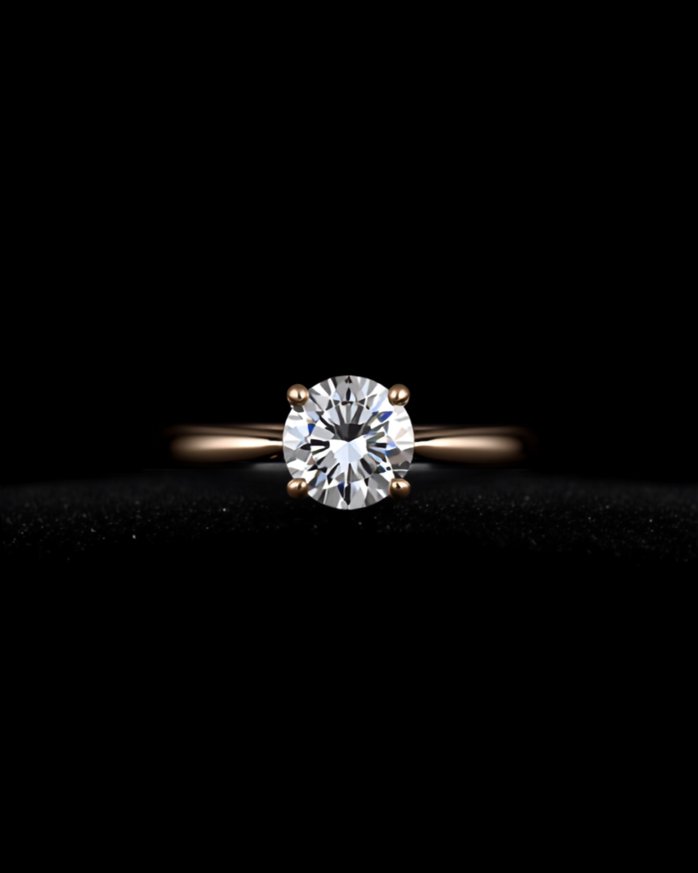 Cascade de Perle — lab-grown ring