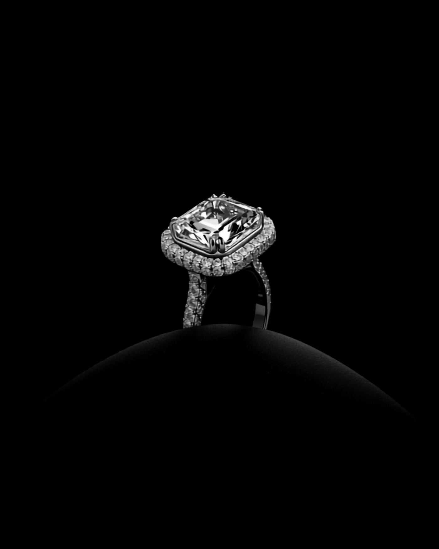 Neige du Ciel — lab-grown ring