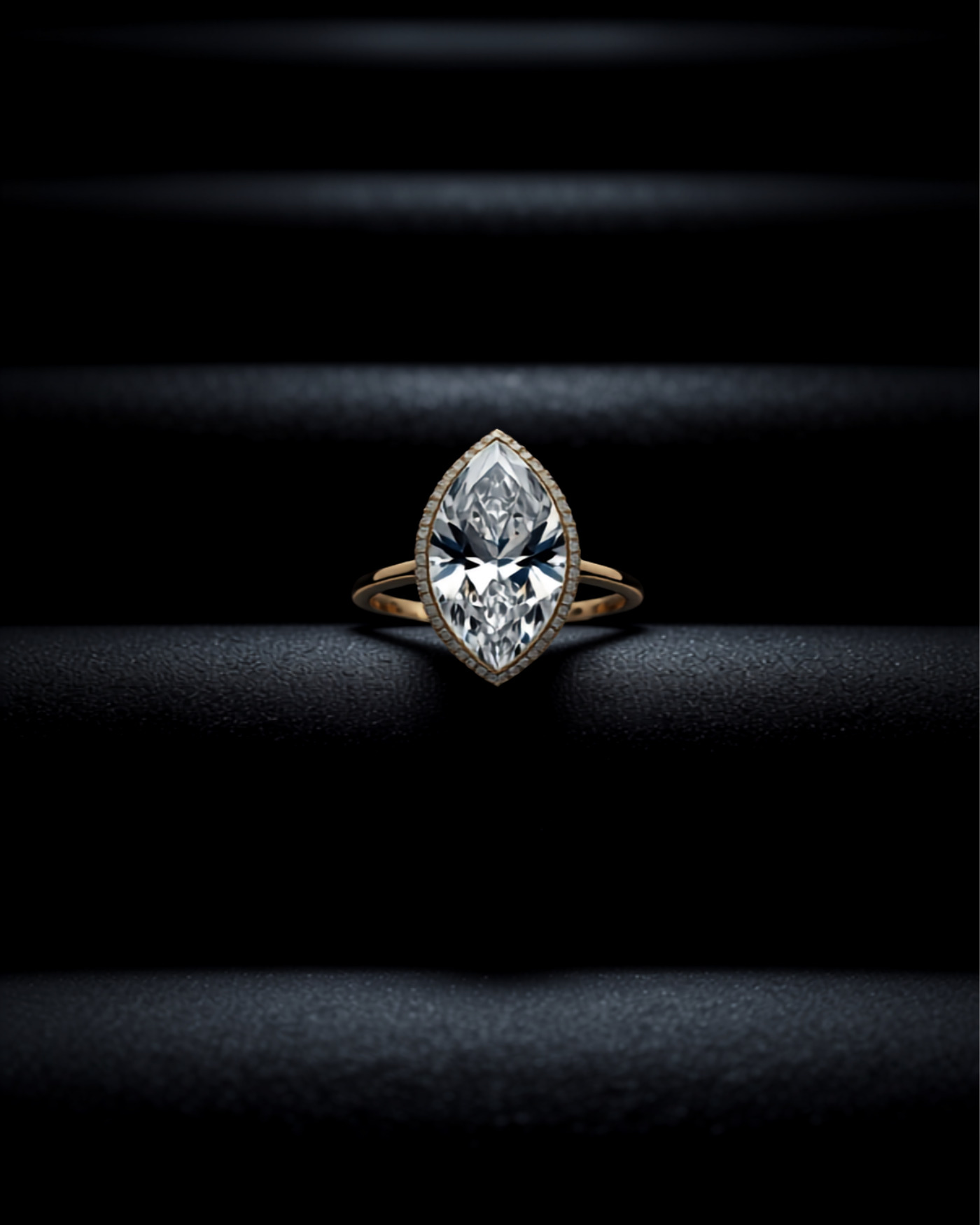 Perle du Nord — lab-grown ring