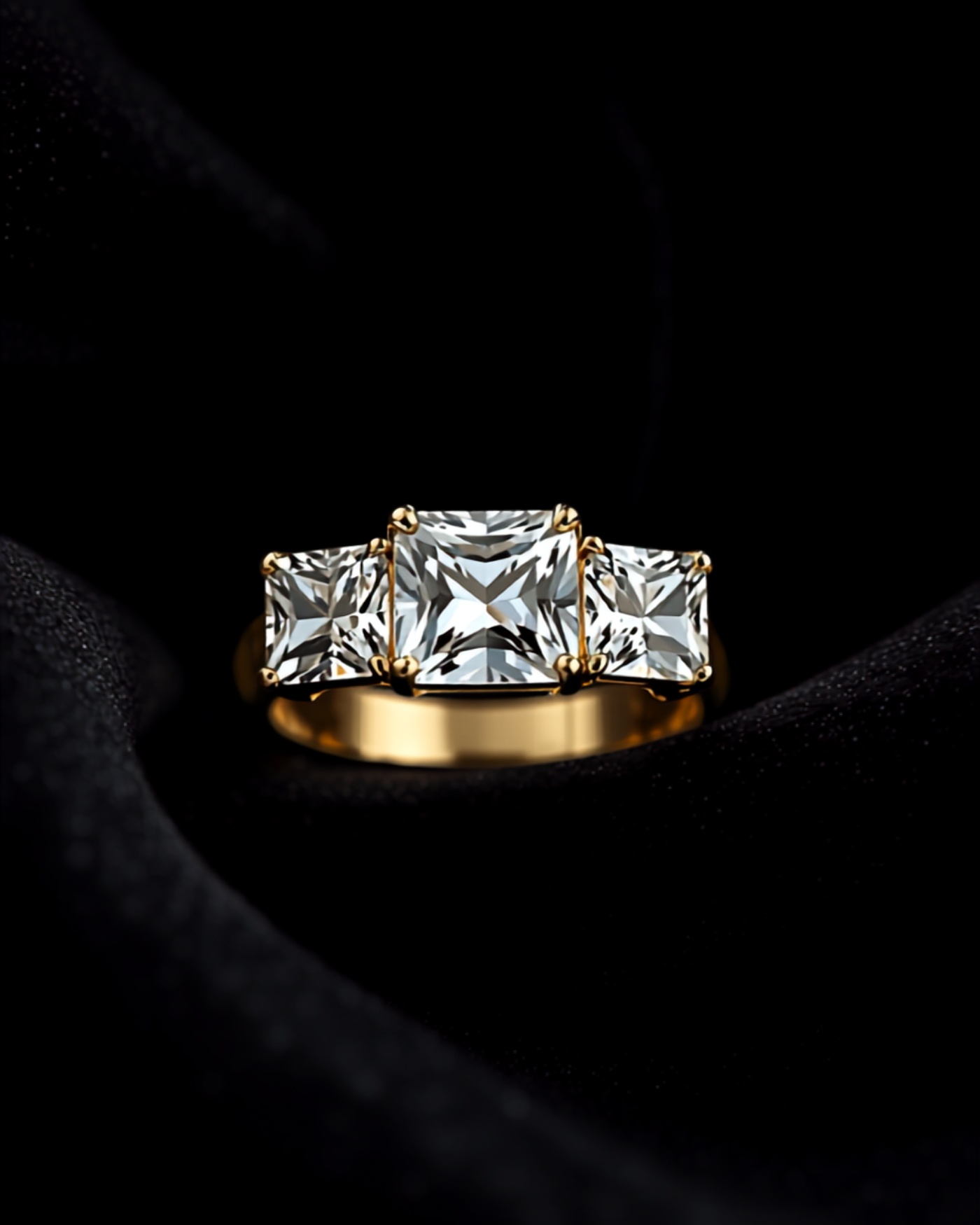 Sillage de Glace — lab-grown ring