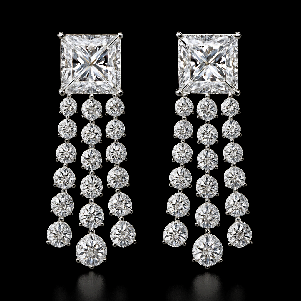 Tendresse de Minuit — lab-grown diamond earring