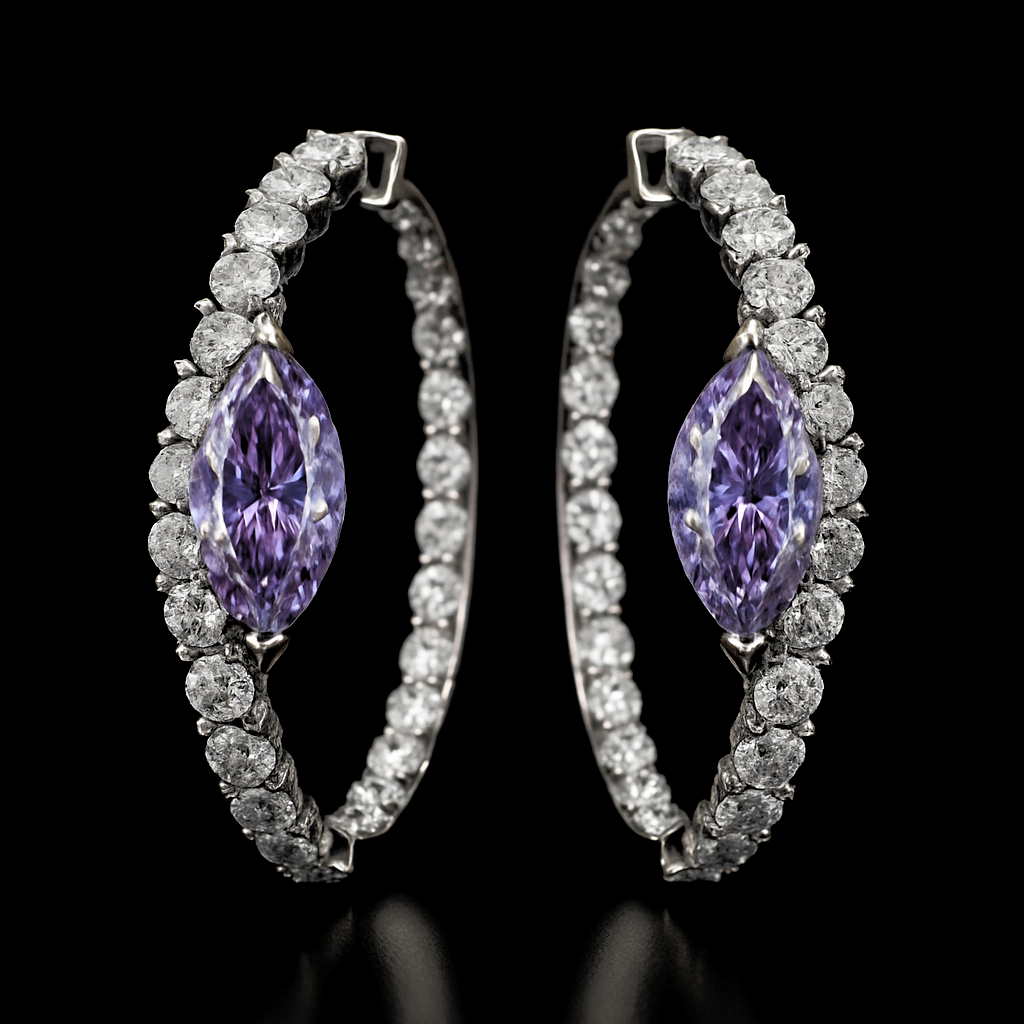 Comète de l’Aube — lab-grown diamond earring