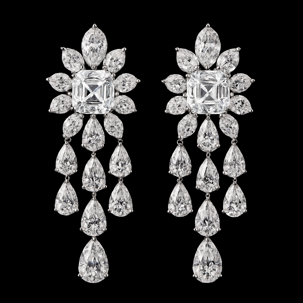 Fleur Merveilleuse — lab-grown diamond earring