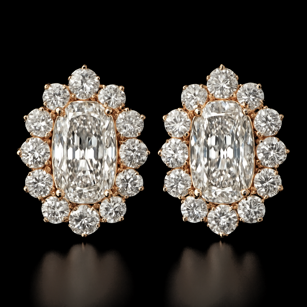 Fleur de l’Aube — lab-grown diamond earring