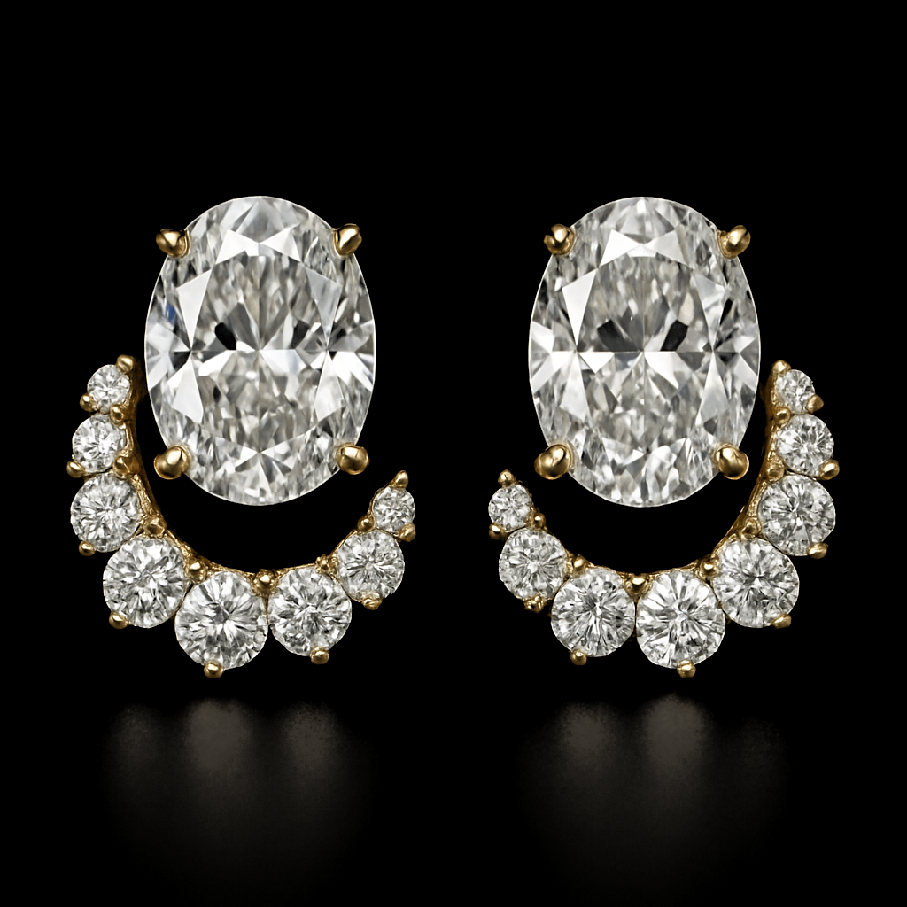 Émeraude Précieuse — lab-grown diamond earring