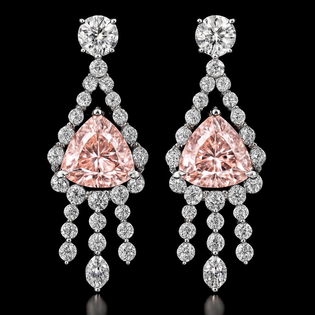 Comète de Lumière — lab-grown diamond earring
