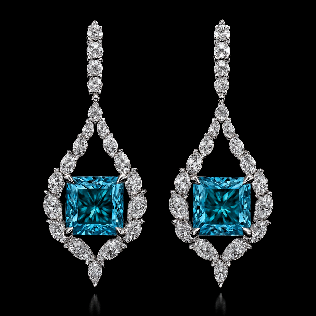 Flamme de Velours — lab-grown diamond earring
