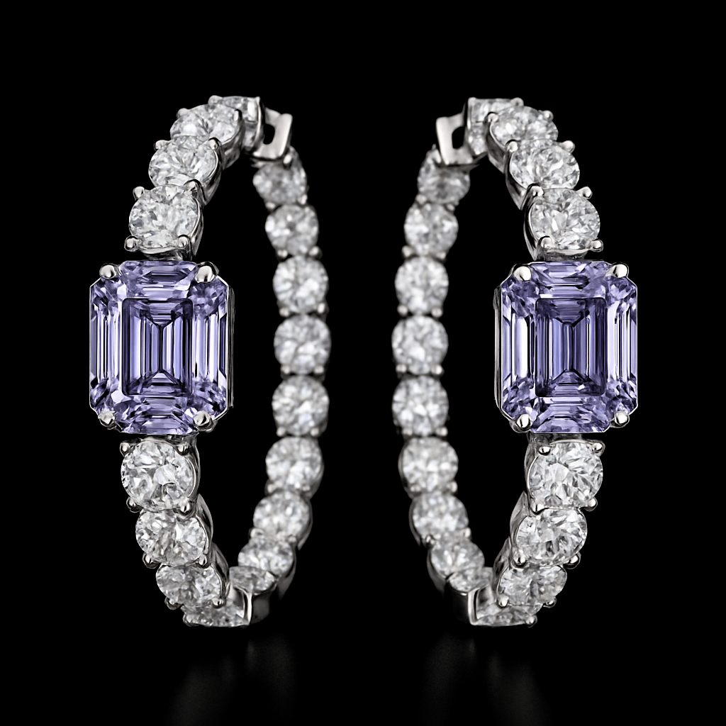 Bien-Aimée du Soir — lab-grown diamond earring