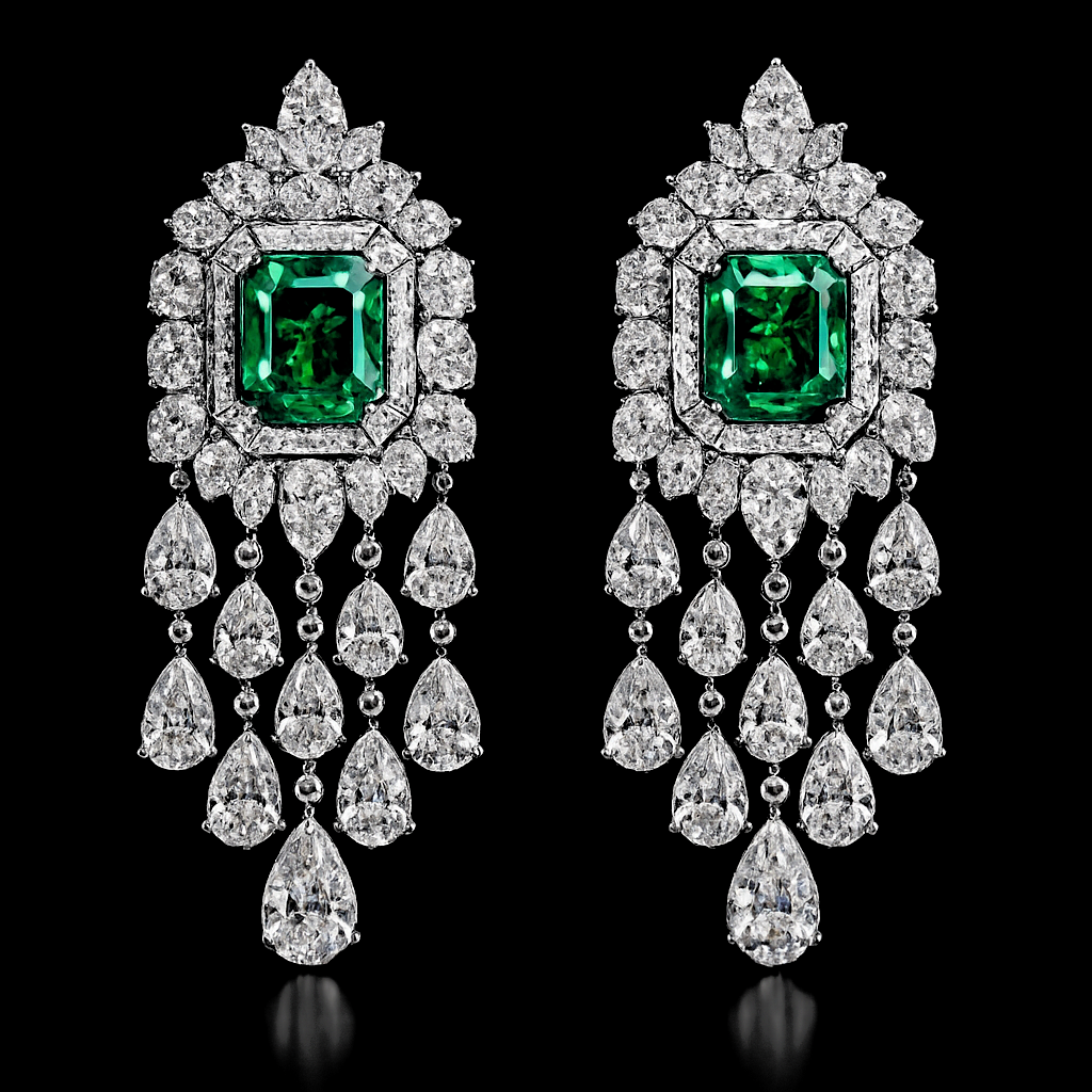 Couronne de Velours — lab-grown diamond earring