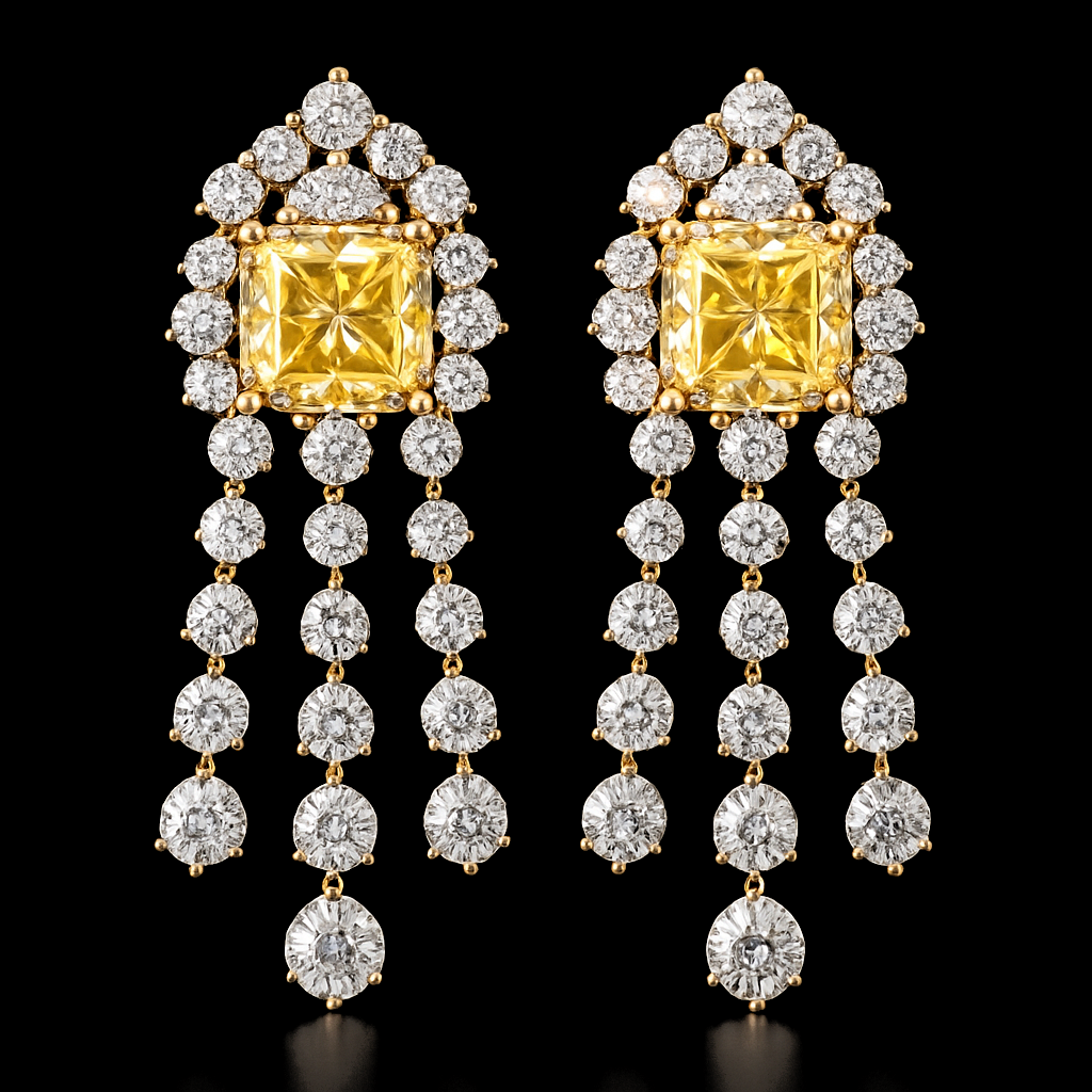 Comète Lumineuse — lab-grown diamond earring