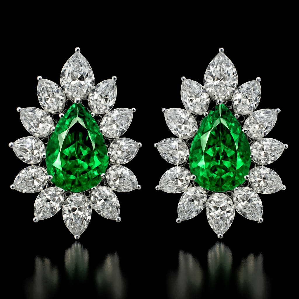Fleur Dorée — lab-grown diamond earring