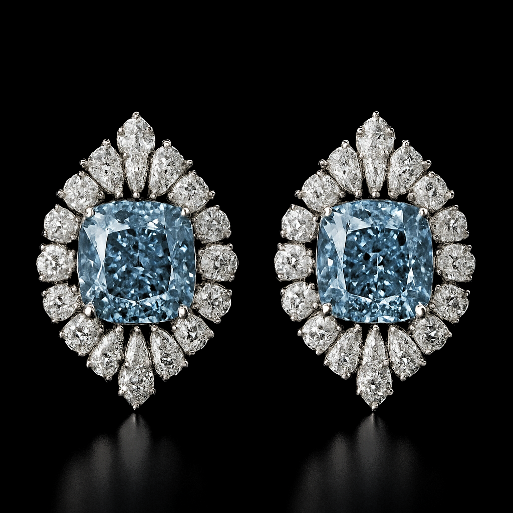 Amoureuse Argentée — lab-grown diamond earring