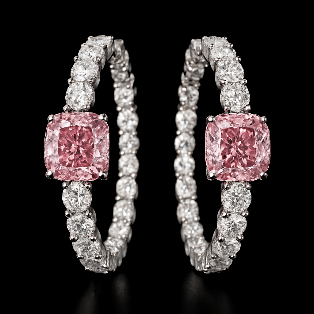Rose Bien-Heureuse — lab-grown diamond earring