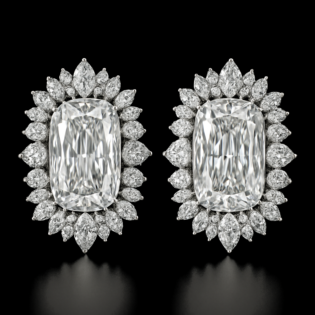 Splendeur Argentée — lab-grown diamond earring