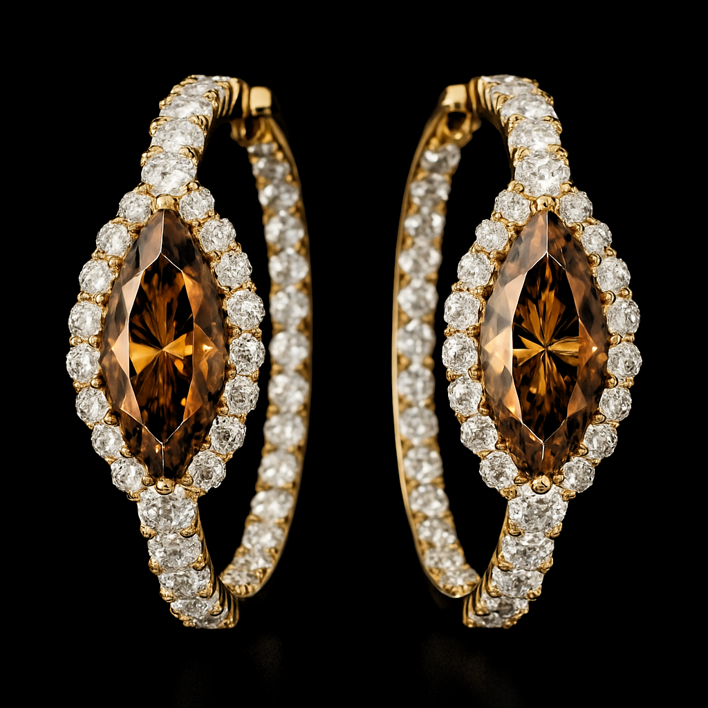 Nymphe de Feu — lab-grown diamond earring