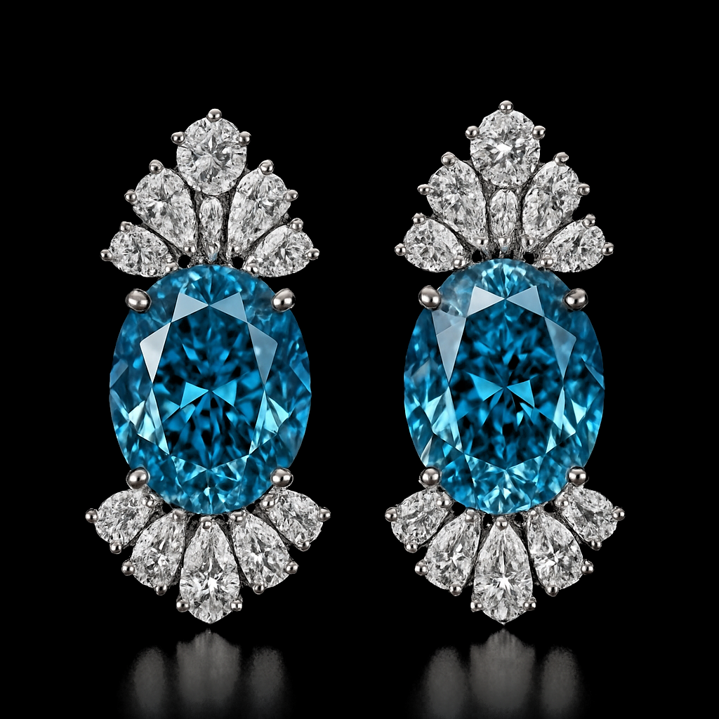 Reine de Cristal — lab-grown diamond earring