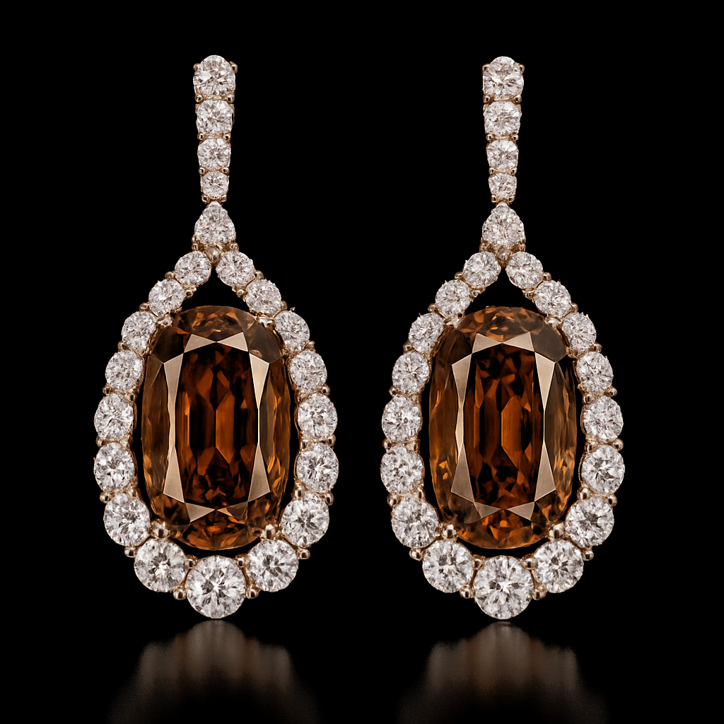 Rose Immortelle — lab-grown diamond earring