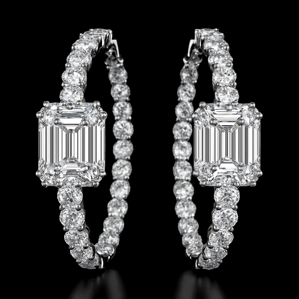 Joie de Lumière — lab-grown diamond earring