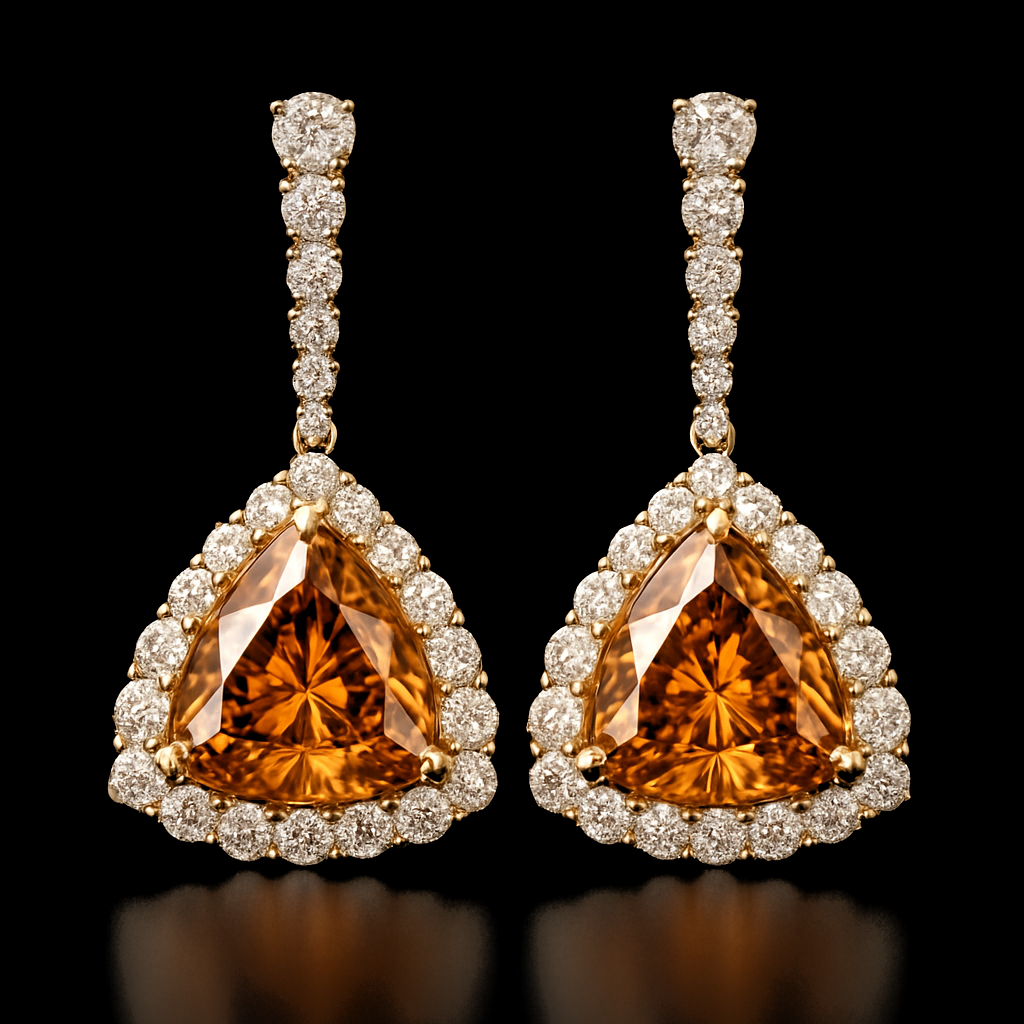Rosée Dorée — lab-grown diamond earring