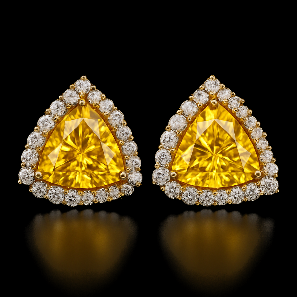 Comète de Feu — lab-grown diamond earring