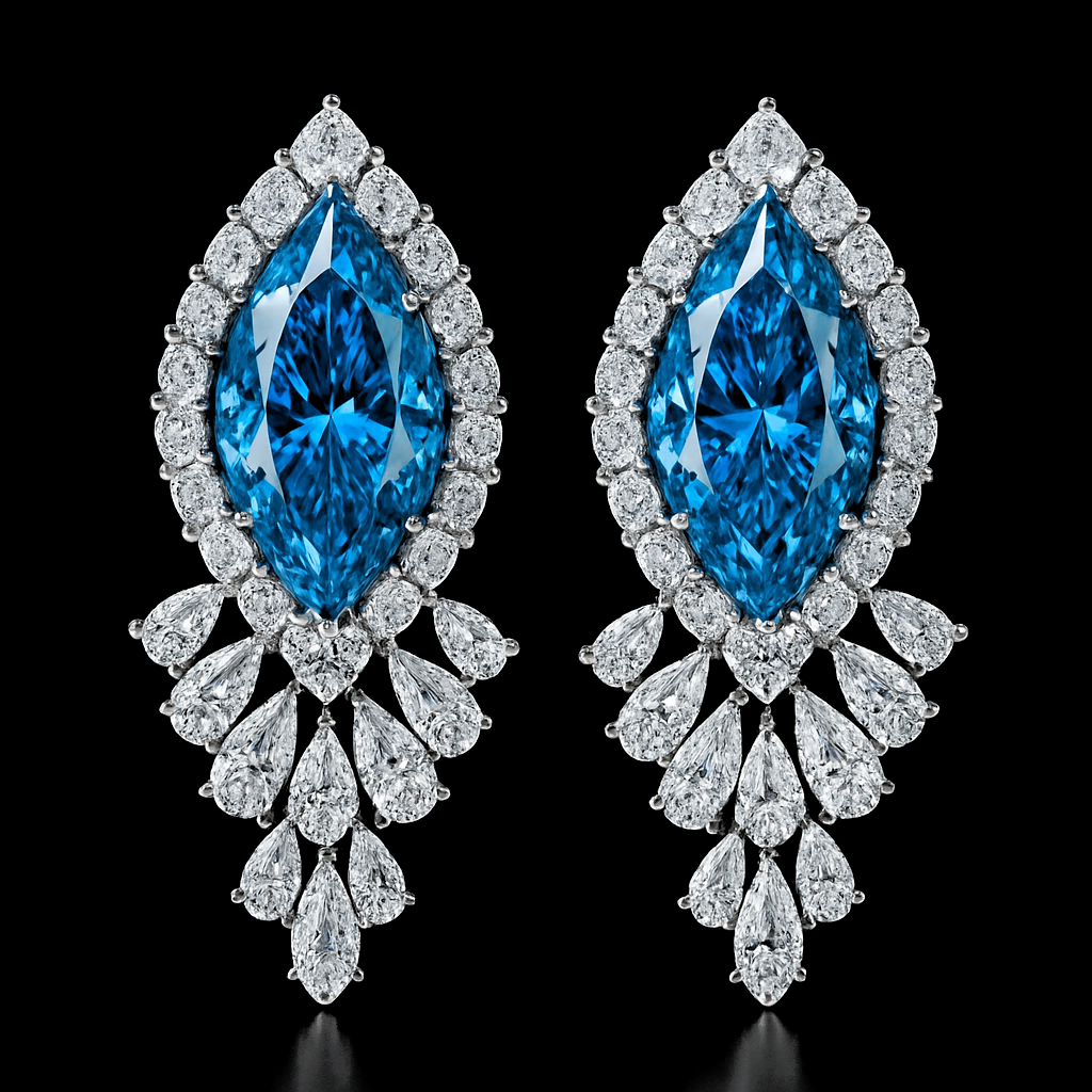 Aurore Céleste — lab-grown diamond earring