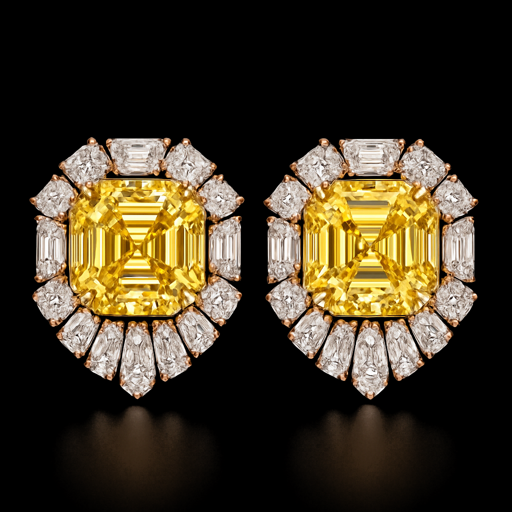 Émeraude Éclatante — lab-grown diamond earring