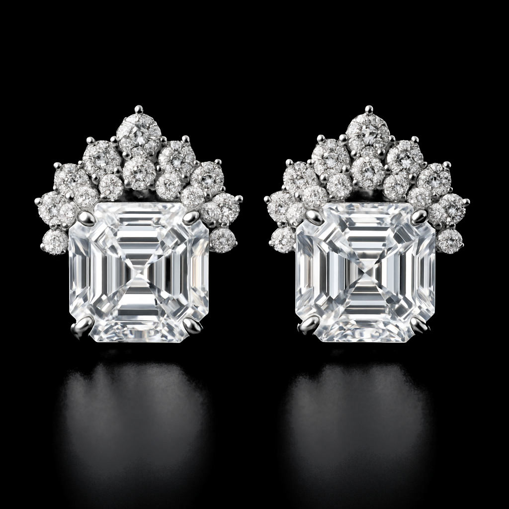 Couronne Enchantée — lab-grown diamond earring