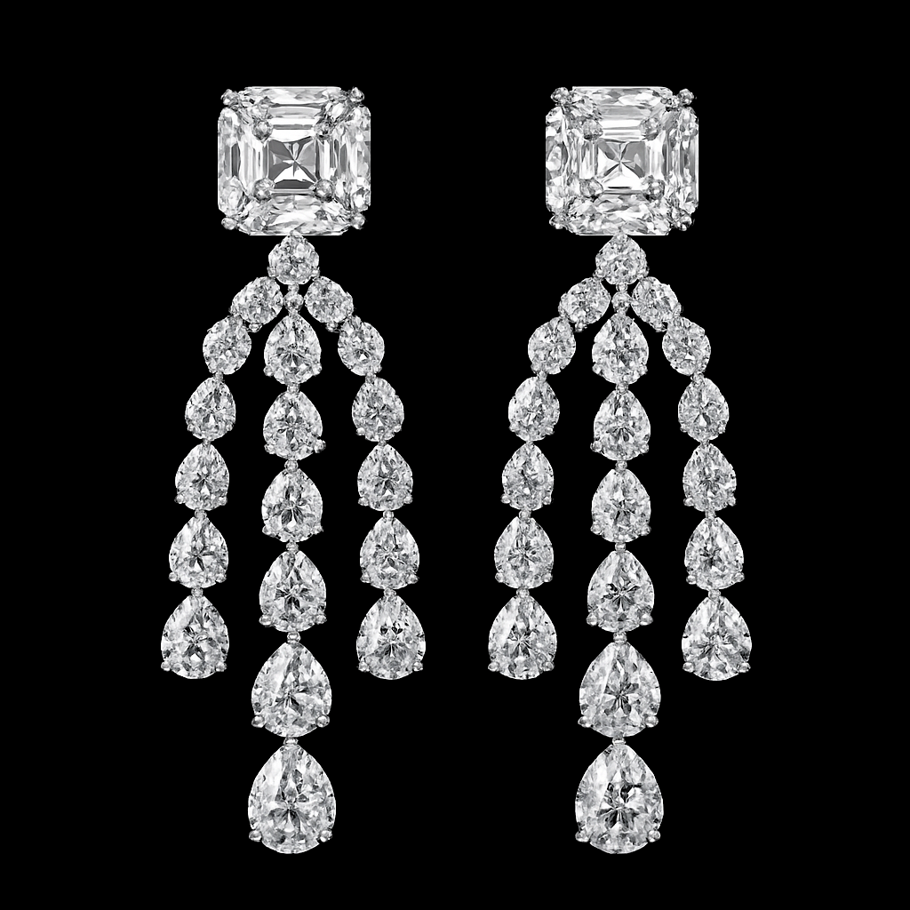 Étincelle Argentée — lab-grown diamond earring