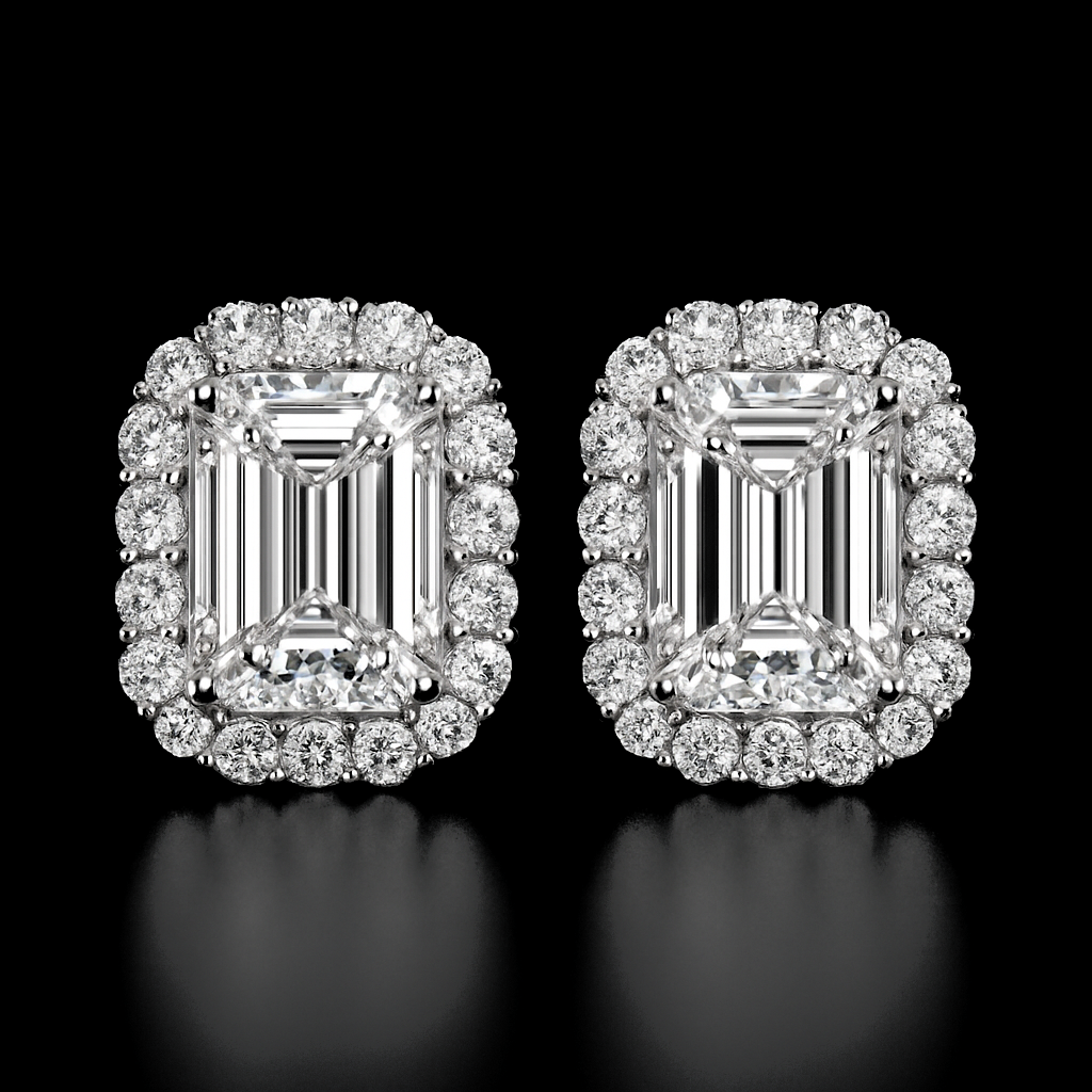 Élégance de Cristal — lab-grown diamond earring