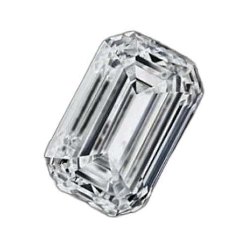 Emerald cut diamond