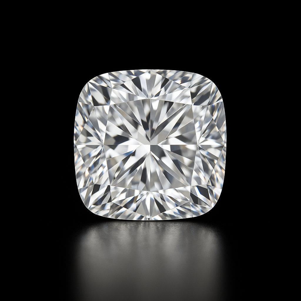 Cushion cut diamond