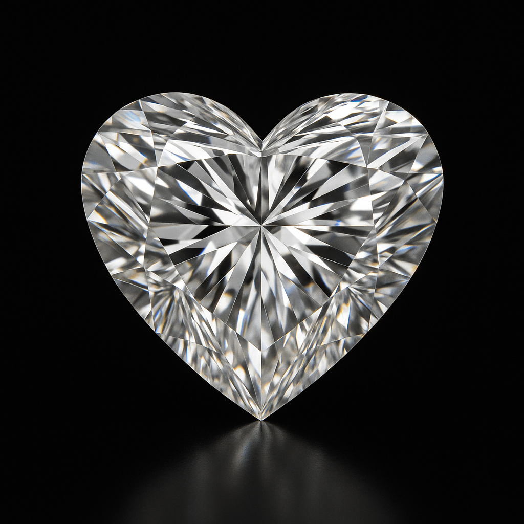 Heart cut diamond