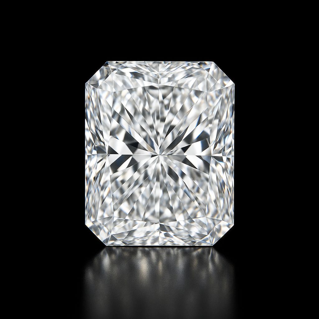 Radiant cut diamond