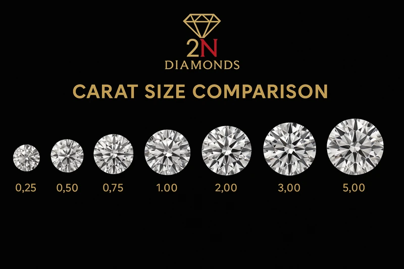 Carat Size Comparison