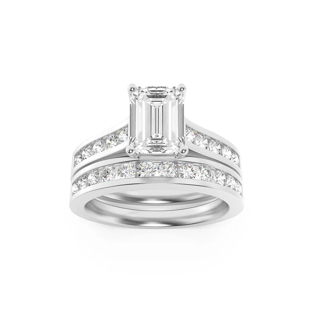 Quimera de Miel lab grown diamond ring, side profile
